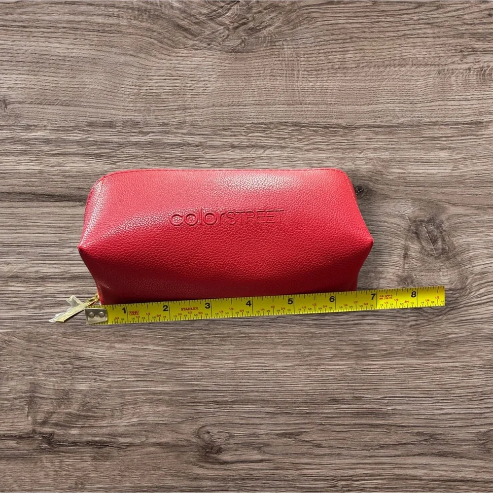 Colorstreet Red Makeup Bag New without box